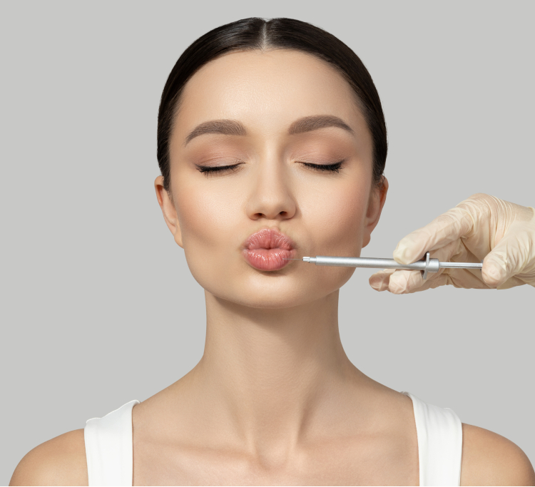 Before and after lip lift results